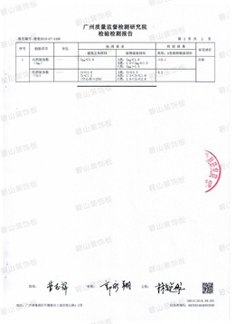 检验检测报告